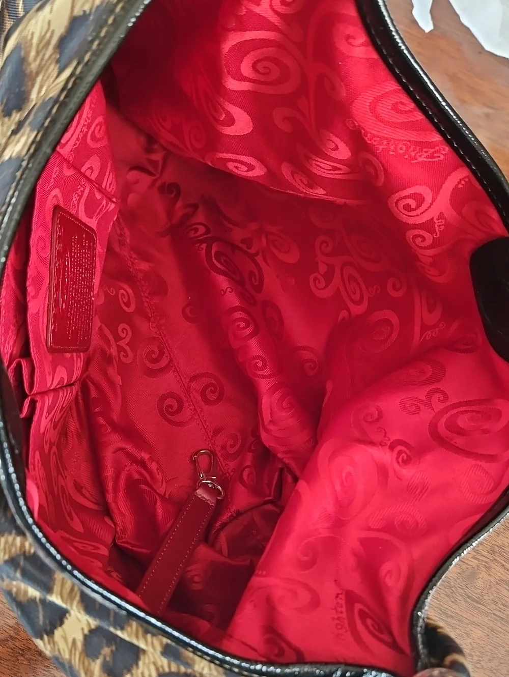 Brighton Leopard Print Hobo Bag